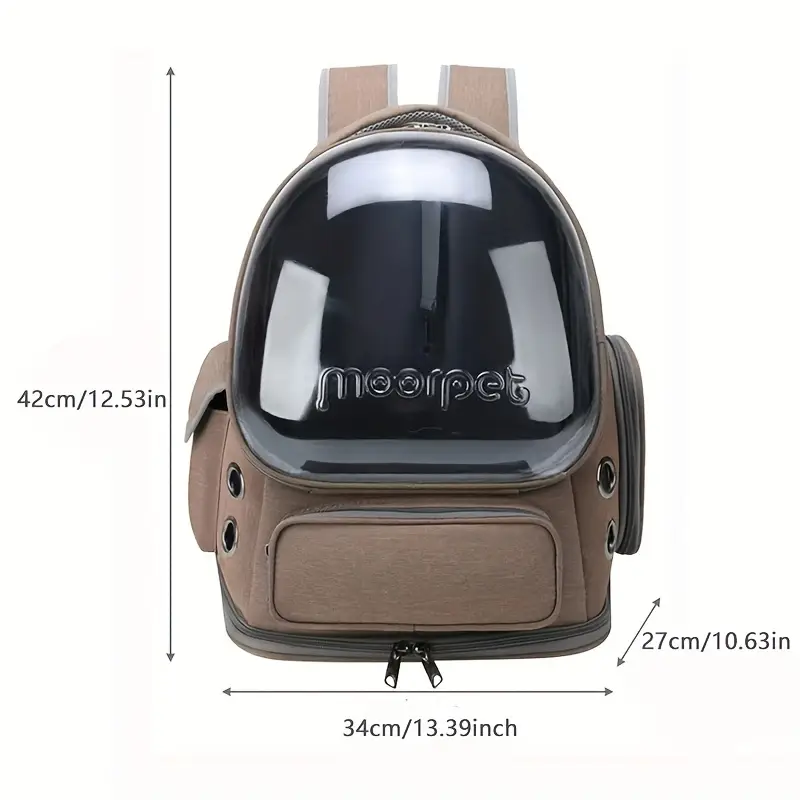투명 반려묘 운반대, 야외 여행 배낭 고양이 소형견, 통기성 고양이 운반 가방 반려동물 용품